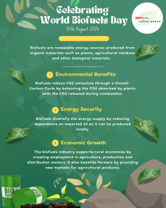 A Breakdown for World Biofuels Day- Environmental Benefits, Energy Security and Economic Growth